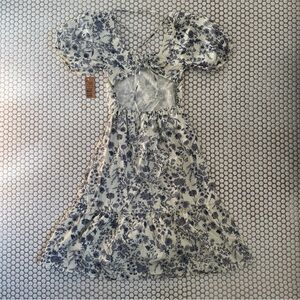 Floral Puff Sleeve Dress